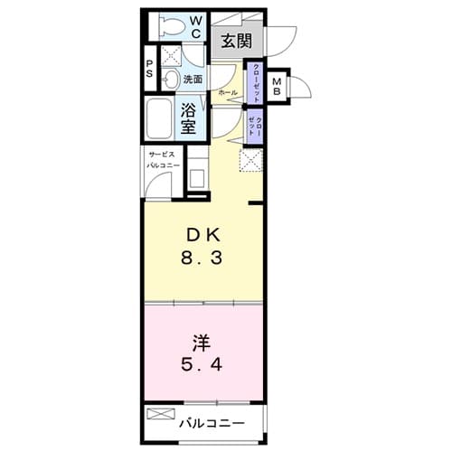シャルムの間取り