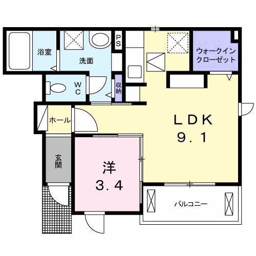 グローヴⅣの間取り