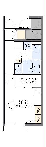 レオパレス日向坂の間取り