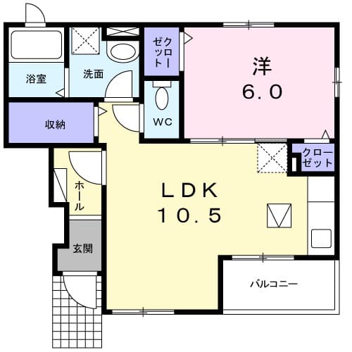 マグノリア・コリーヌの間取り