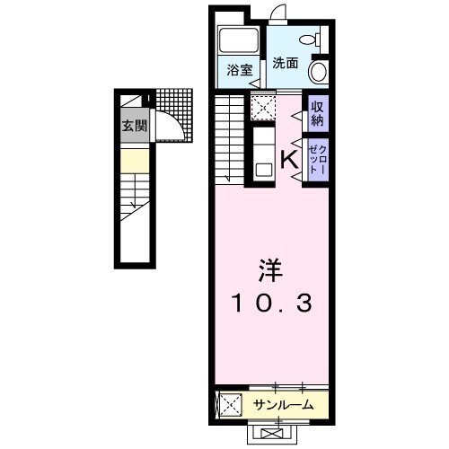 インハーリットの間取り