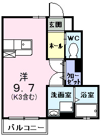 シャトウ上水の間取り