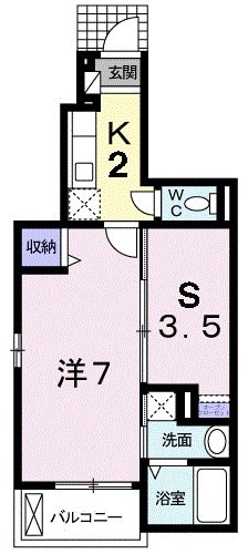 エスポワール朝日の間取り