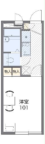 レオパレスシュッドカルチェⅡの間取り