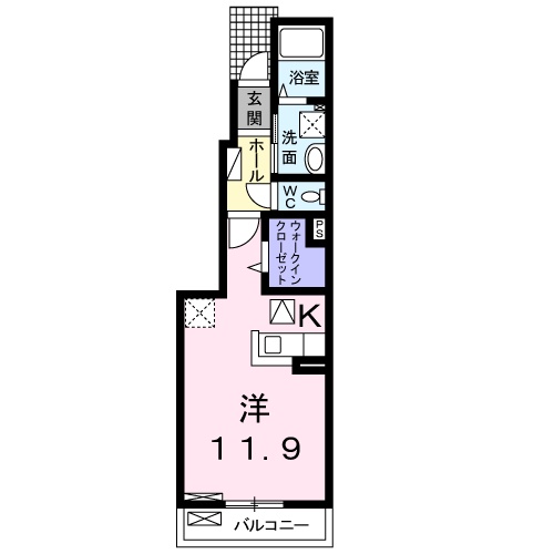 サクラ ヴィレッジAの間取り