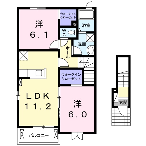 グラン・テールⅠの間取り