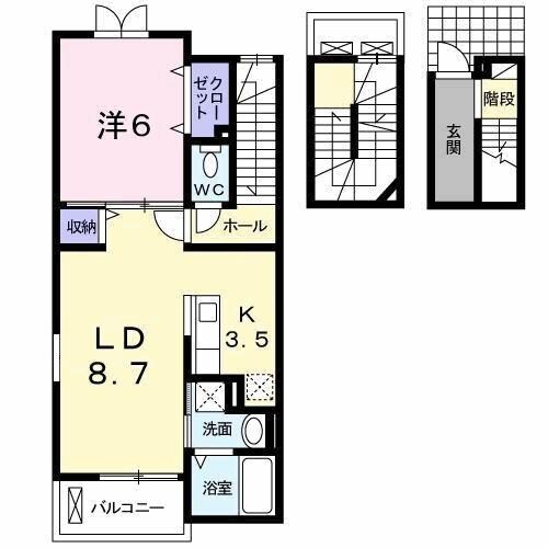 フォリエージュの間取り