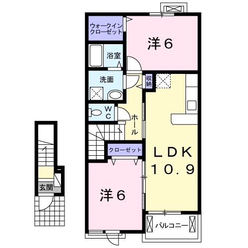 アンジュの間取り