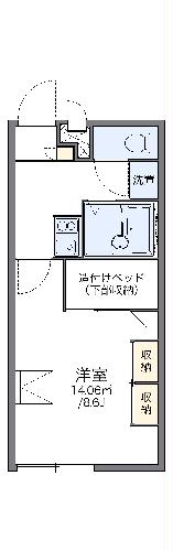 レオパレスジゴジ1の間取り