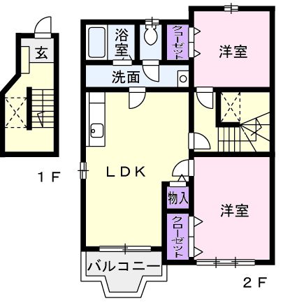 サン エトワールⅠの間取り