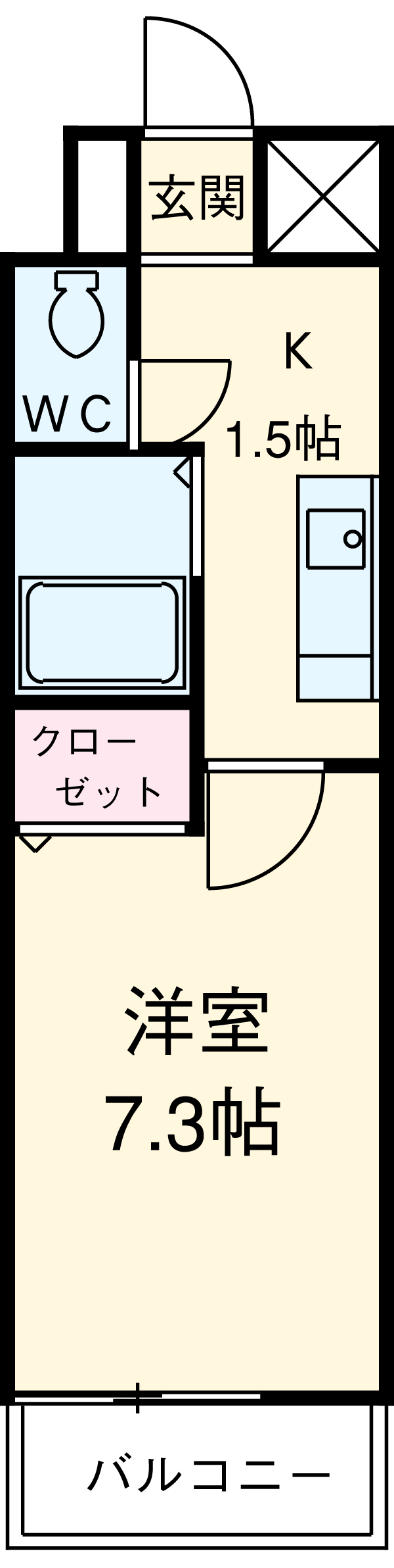 グランダ リュールの間取り