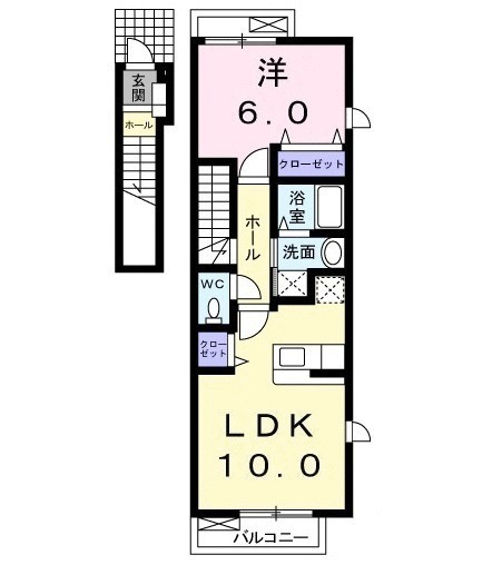 アンジュコリーヌの間取り