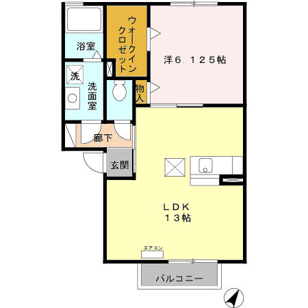 ラ・プランタンⅠの間取り