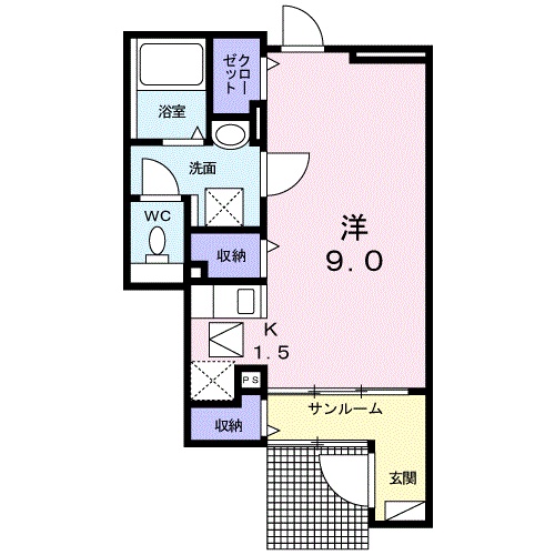 ヴェンティの間取り
