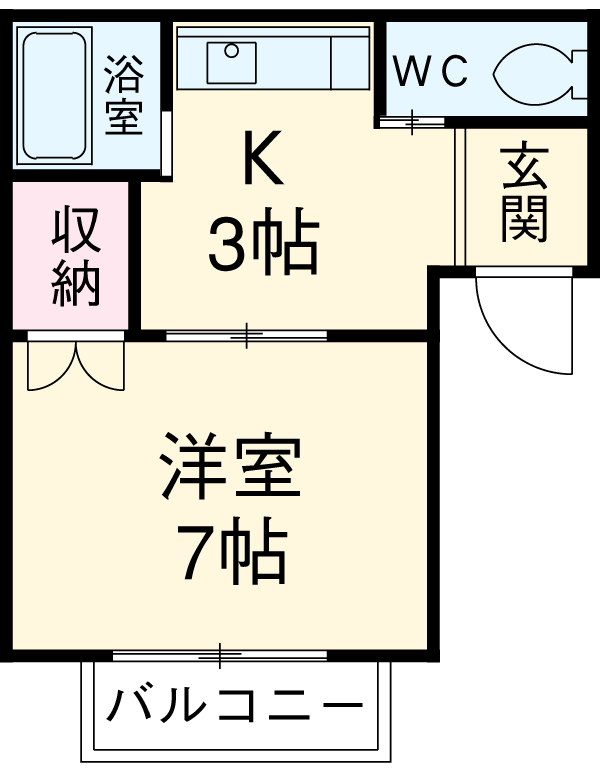 リベルテ古庄の間取り