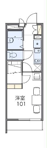 レオパレスDreams TKの間取り
