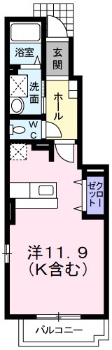 ディー ブルーメの間取り