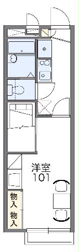 レオパレスルミナスの間取り