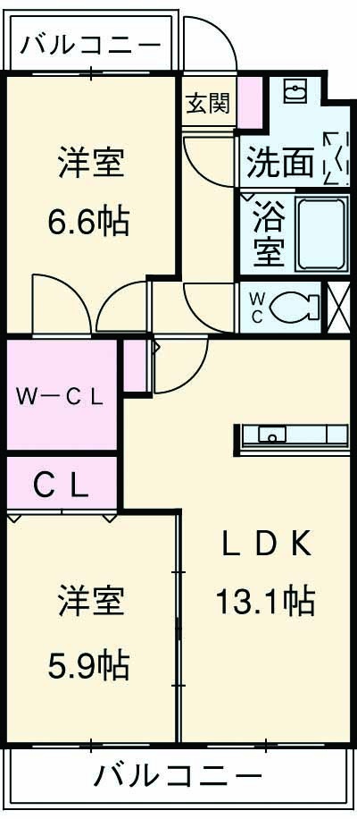 フェリーチェの間取り