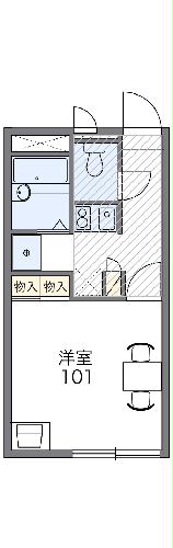 レオパレスMTK Sの間取り