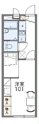 レオパレスＦｒｉｅｎｄｐａｒｋの間取り