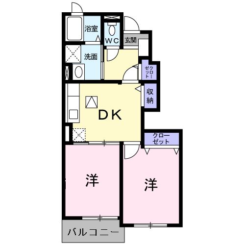 ヴァーサBの間取り