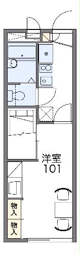 レオパレスLOUVREの間取り