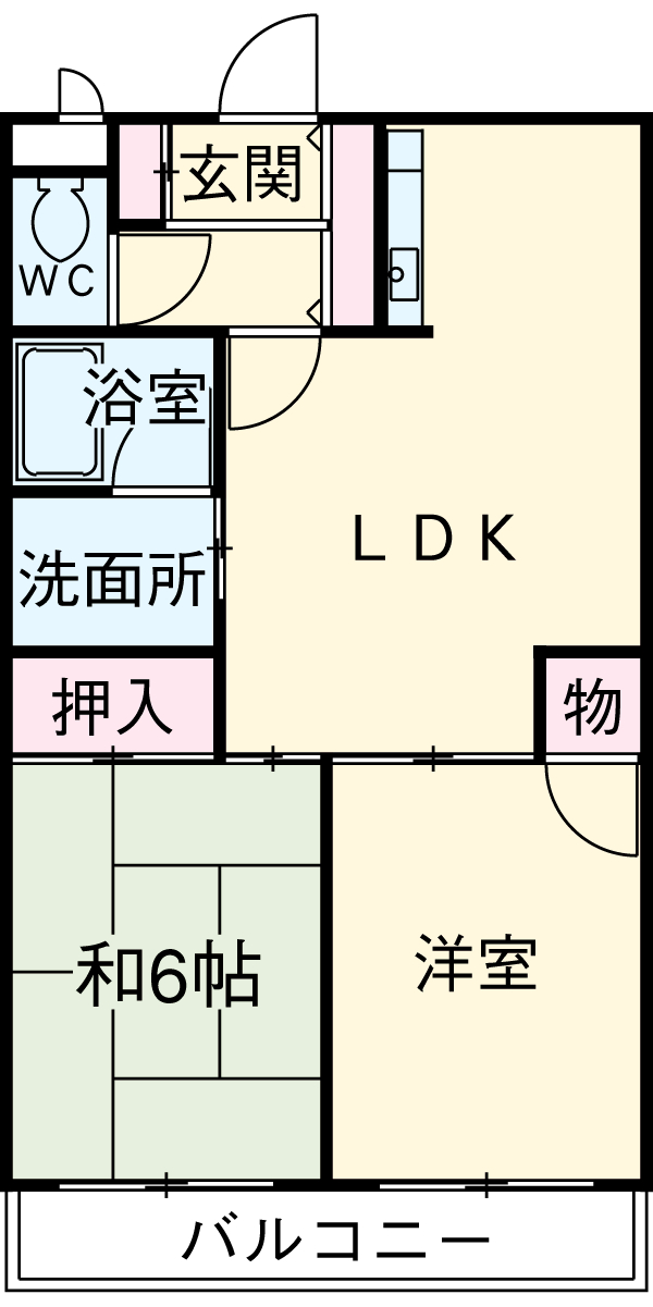 アンジェリークの間取り