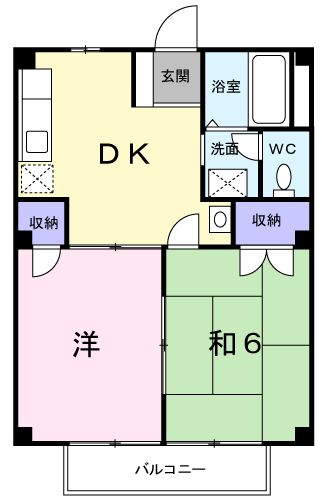 ドミールUの間取り