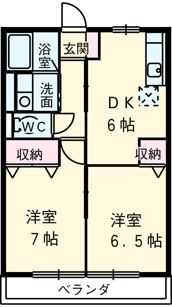 シュプールKの間取り