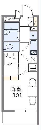 レオパレスGOLDの間取り