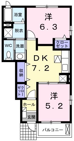 サンモールの間取り