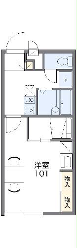 レオパレスセレーノの間取り