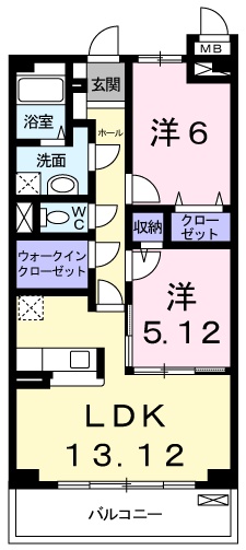 レフィナードの間取り