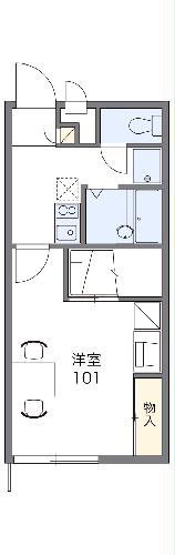 レオパレスドリームⅠの間取り