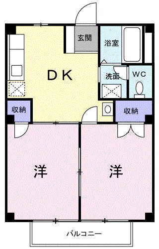 ドミールUの間取り