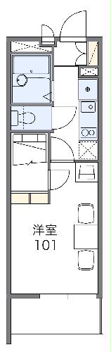 レオパレスナカダの間取り