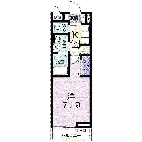 フォルテ 池田Ⅰの間取り