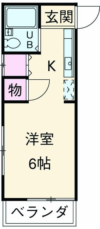 メープル安東の間取り