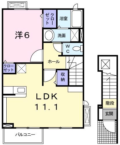 プリムローズMの間取り