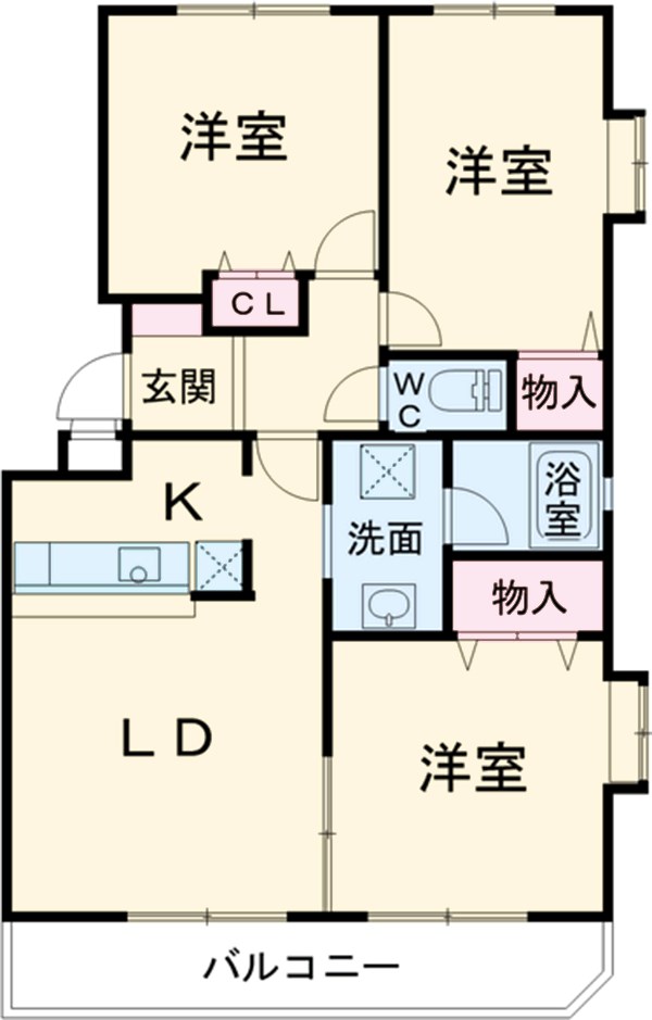 ベルナティオの間取り