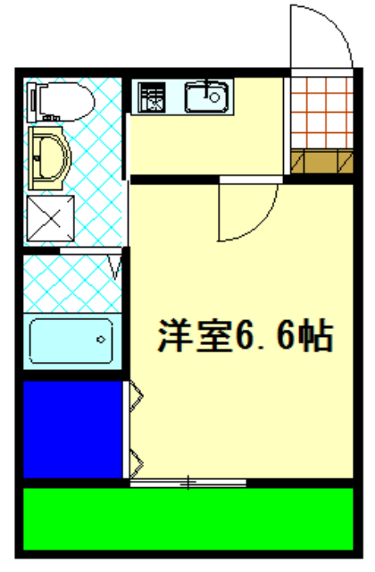 小黒の完工年月(2014年6月)築の賃貸アパートの間取り