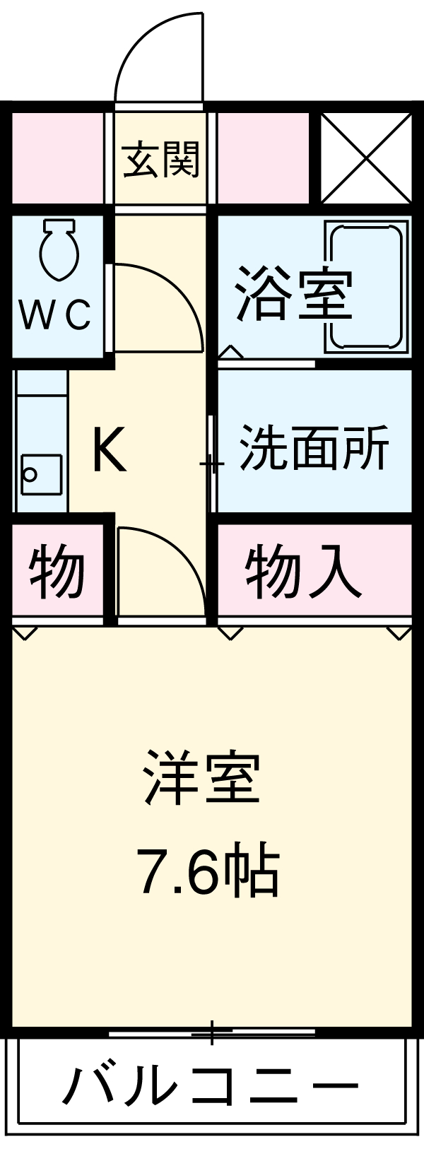 チェルシーズハウスの間取り