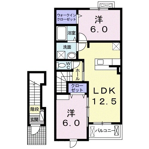 グランディールの間取り