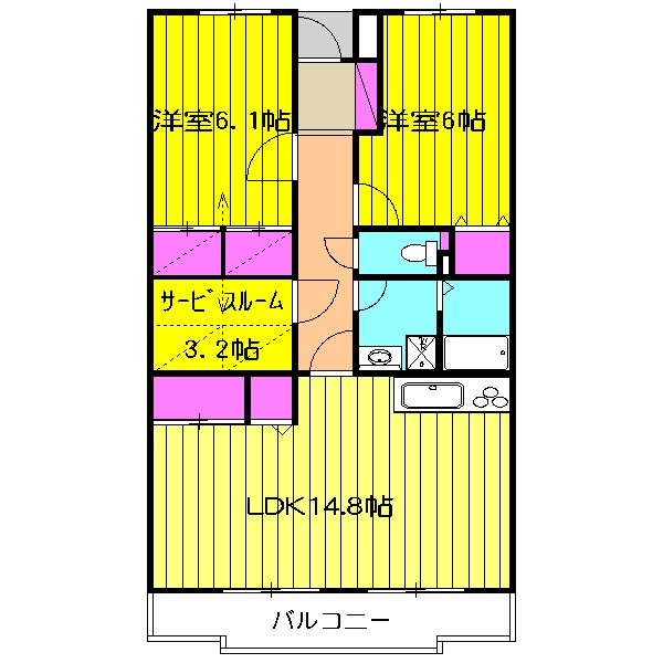 パラッツォの間取り
