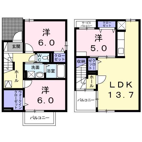 アン イリスⅢの間取り