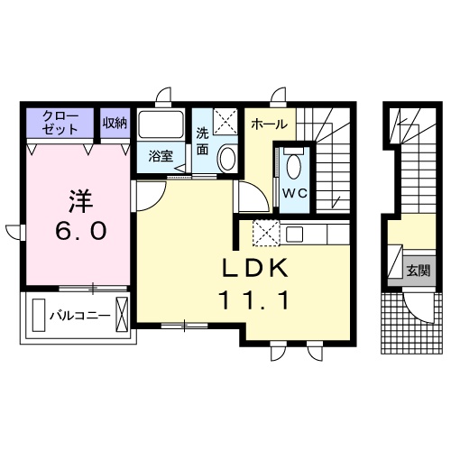 アリシアの間取り