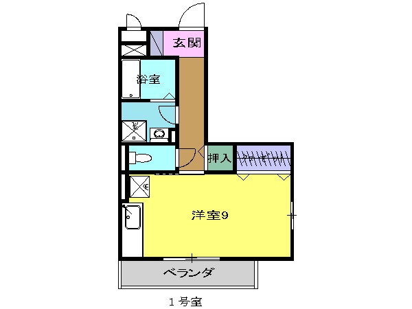 リフレさつきの間取り
