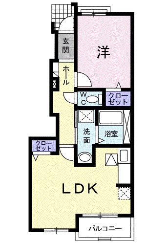 アンセリウムBの間取り