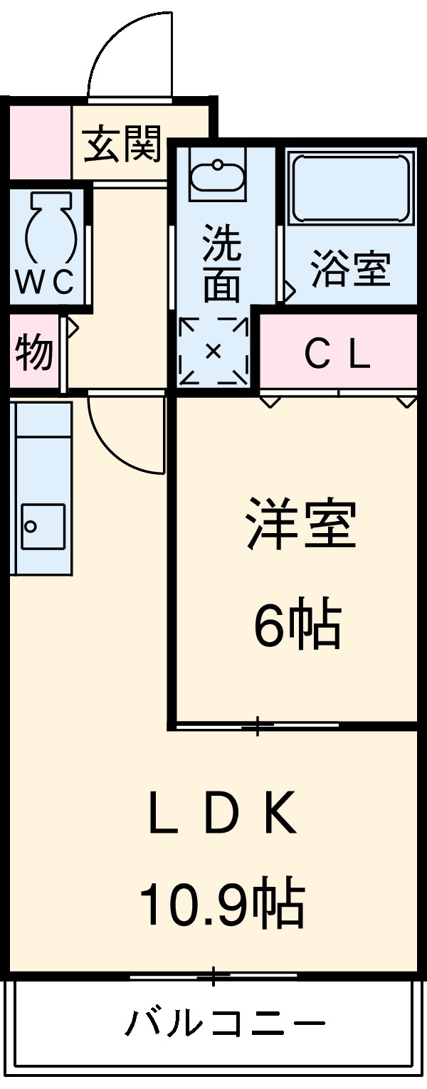 パールコート中田の間取り